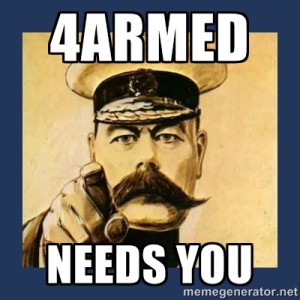 4ARMED Needs You