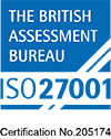 4ARMED ISO27001 BAB Certification Logo